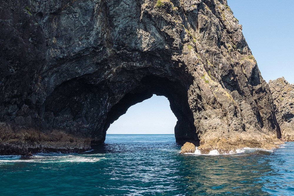 The Hole in the Rock at Motukokako