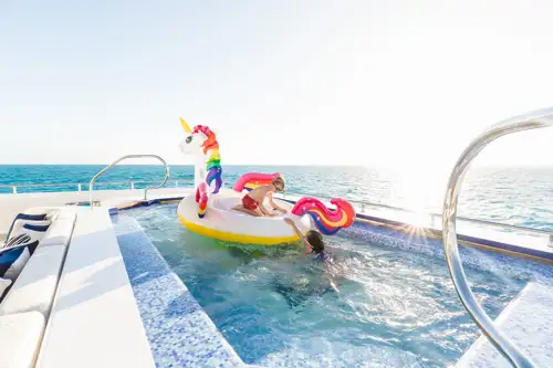 Main deck pool