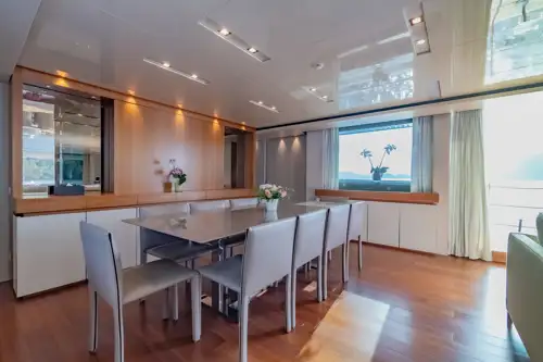 Main deck dining area