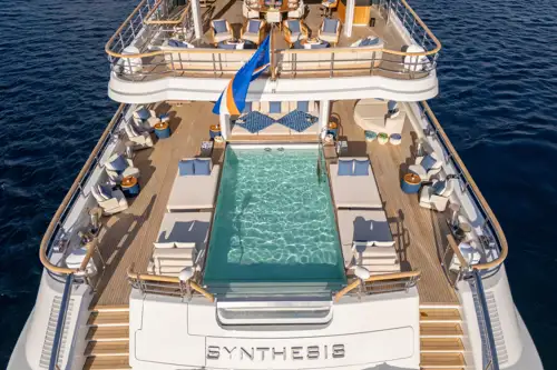 Main deck aft infinity pool